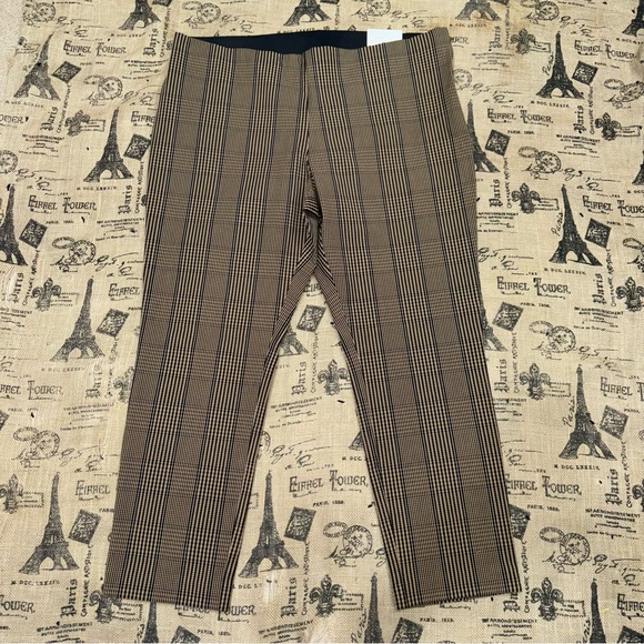 A New Day  Plaid High-Rise Fitted Hip & Thigh Stretch Skinny Ankle Pant - Picture 4 of 16
